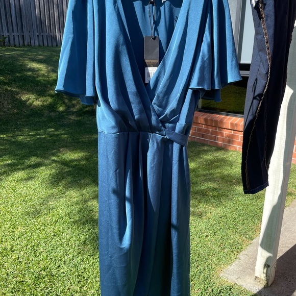Collection teal wrap dress in size 12 - Picture 8 of 10